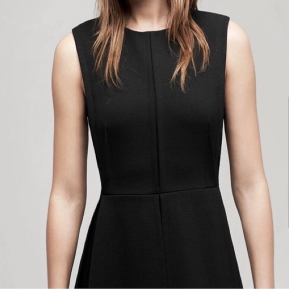 Rag & Bone Black Lea Pleated Sleeveless Dress - Picture 3 of 9